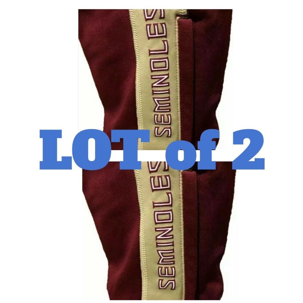 LOT of 2 Women's Fleece Pants Florida State Dri-Fit Nike NEW NWT Jogger Pant